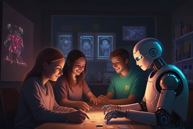 Outside developers working with AI